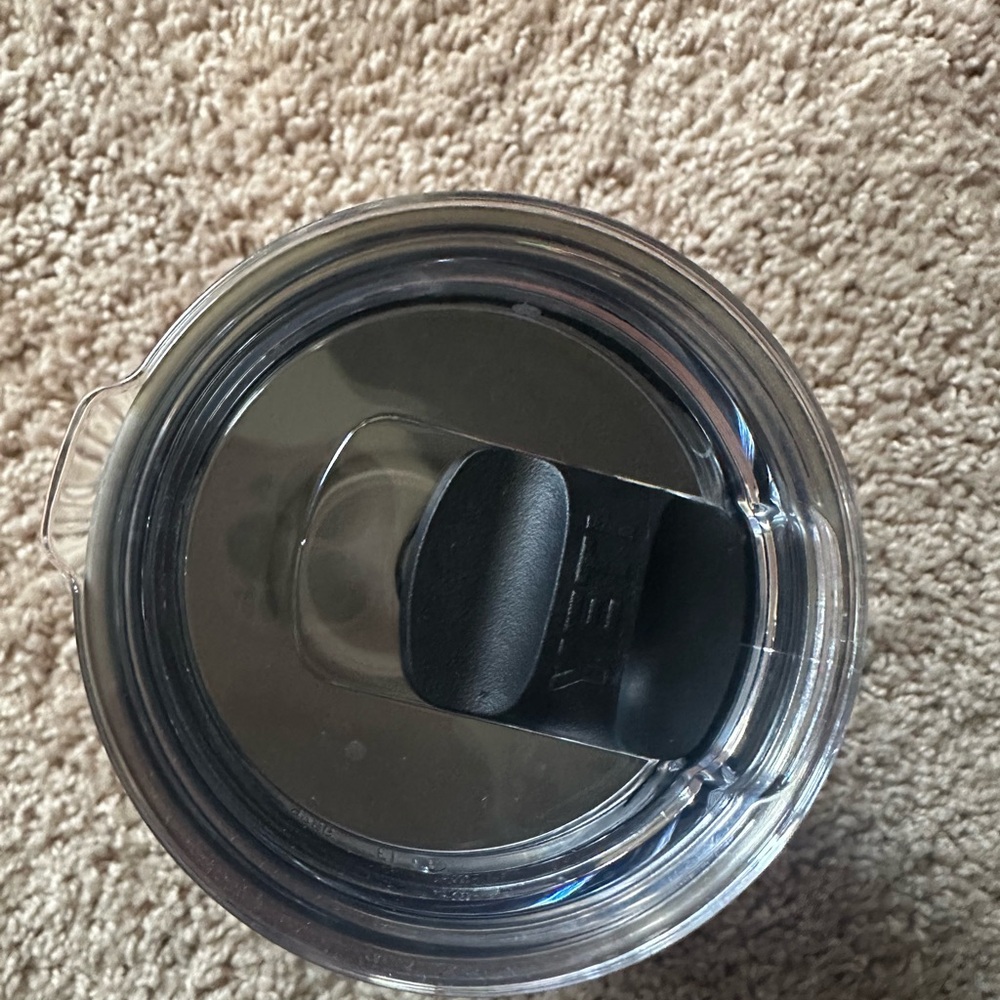 Yeti Rambler Tumbler in Peach Pink with Stainless Trim - Picture 2 of 4